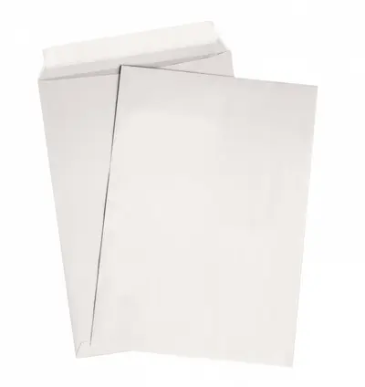 Versandtaschen DIN C4, weiß, ohne Fenster, HK, 90g/qm